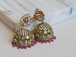 Load image into Gallery viewer, DAVINA Jhumka (Ruby)
