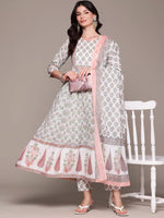 Load image into Gallery viewer, KAREENA [XL/42] - Anarkali Kurti Set
