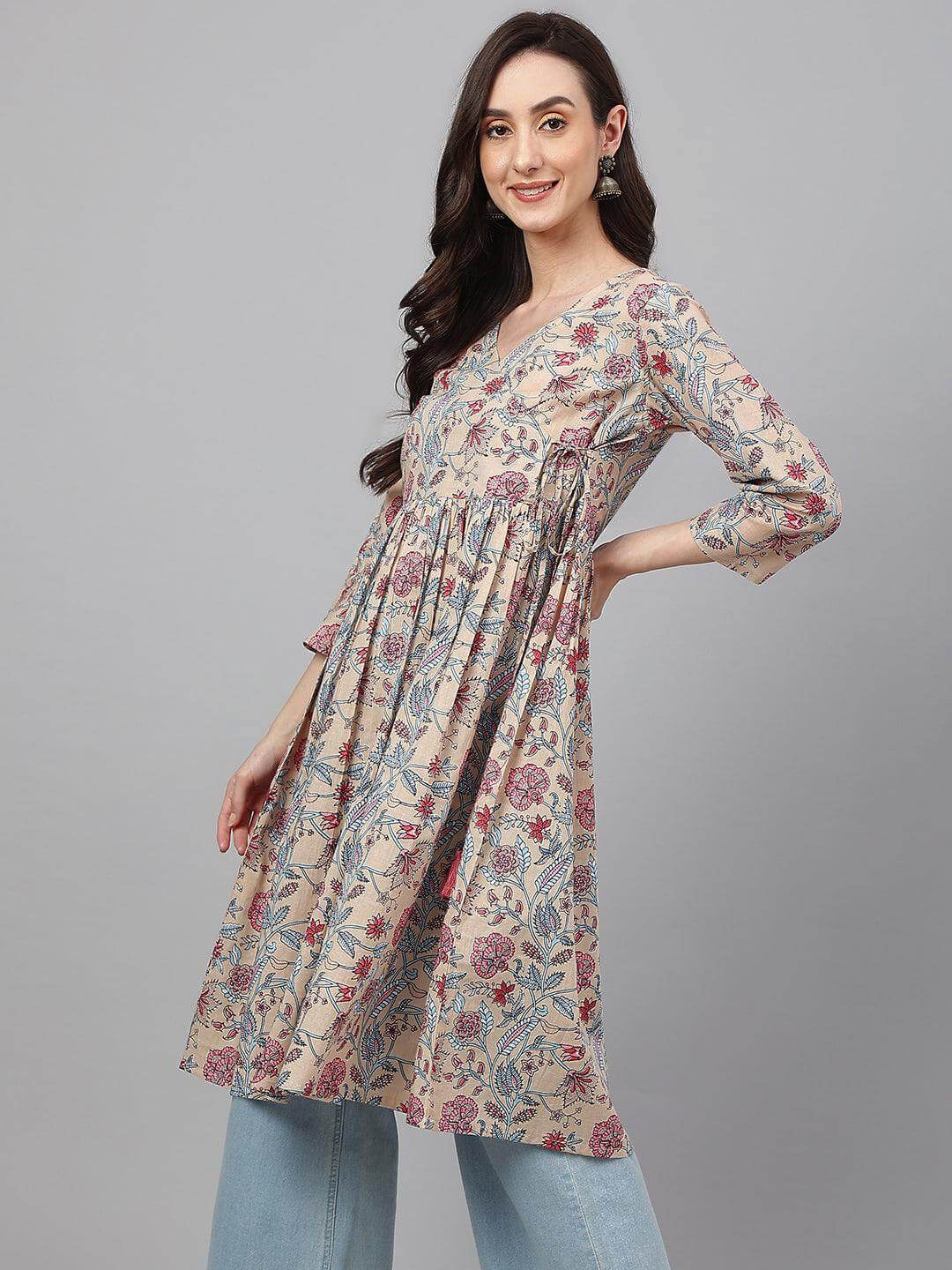 ALIZEH [3XL / 46] - Angrakha kurta top