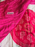 Load image into Gallery viewer, Gajji Silk Saree : White x Multicolour
