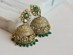 Load image into Gallery viewer, SUNITHA Jhumka (Emerald)
