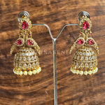 Load image into Gallery viewer, HARSHA Jhumka (Rani)
