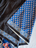 Load image into Gallery viewer, Printed Satin Saree : Thamarai x Gomatha

