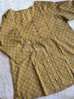 Load image into Gallery viewer, KESHAVI [3XL/46] - Kurti Short Top (Dark Mustard)
