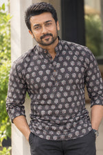 Load image into Gallery viewer, SURIYA [M/38] - Men Short Kurta Top
