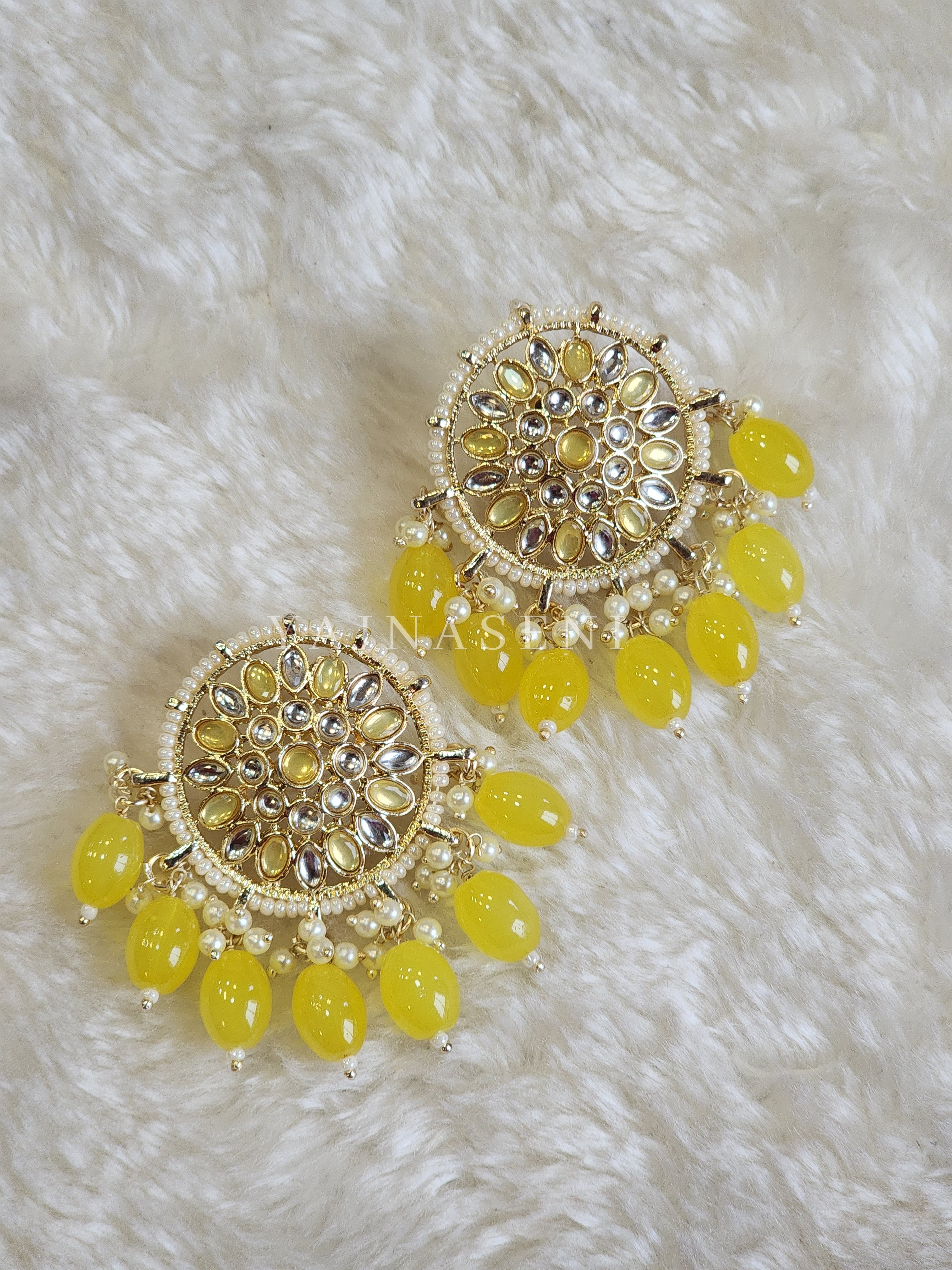 MADONNA studs (yellow)