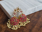 Load image into Gallery viewer, ISHIR jhumkas (RaniixGreen)
