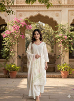 Load image into Gallery viewer, NADIRA [3XL/46] - A-Line Kurti Set
