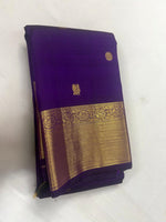 Load image into Gallery viewer, MAYURA LEELA - Pure Kanjivaram Silk Saree with Gold Zari
