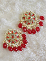 Load image into Gallery viewer, MADONNA studs (red)
