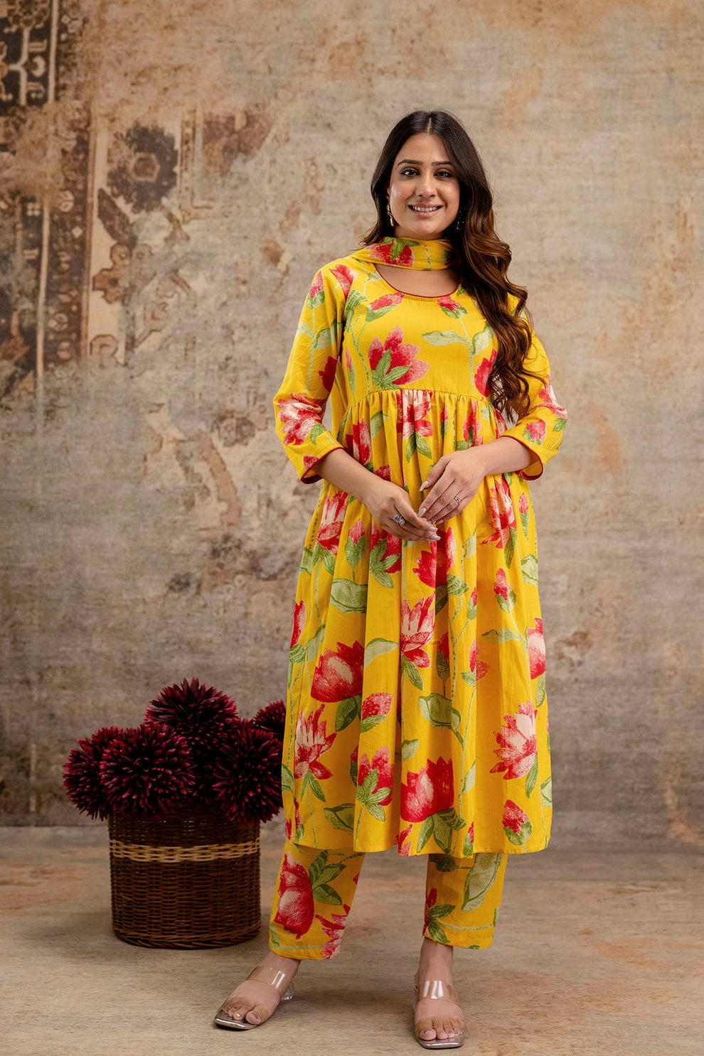SNEHA [2XL/44] - Anarkali Kurti Set