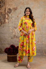 Load image into Gallery viewer, SNEHA [2XL/44] - Anarkali Kurti Set
