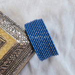 Load image into Gallery viewer, Matte dot Bangles - Steel Blue
