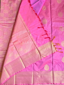 Vaira oosi x Motifs Saree - Pink