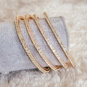 RANYA - Set of 4 bangles (Rosegold)