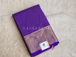 Load image into Gallery viewer, Vaira oosi x Checkered Saree - Violet
