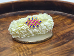 Load image into Gallery viewer, Hairclip - JASMINE x KOLAM (Pink x Blue)
