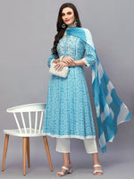 Load image into Gallery viewer, KEYURI [2XL/44] - Anarkali Kurti Set
