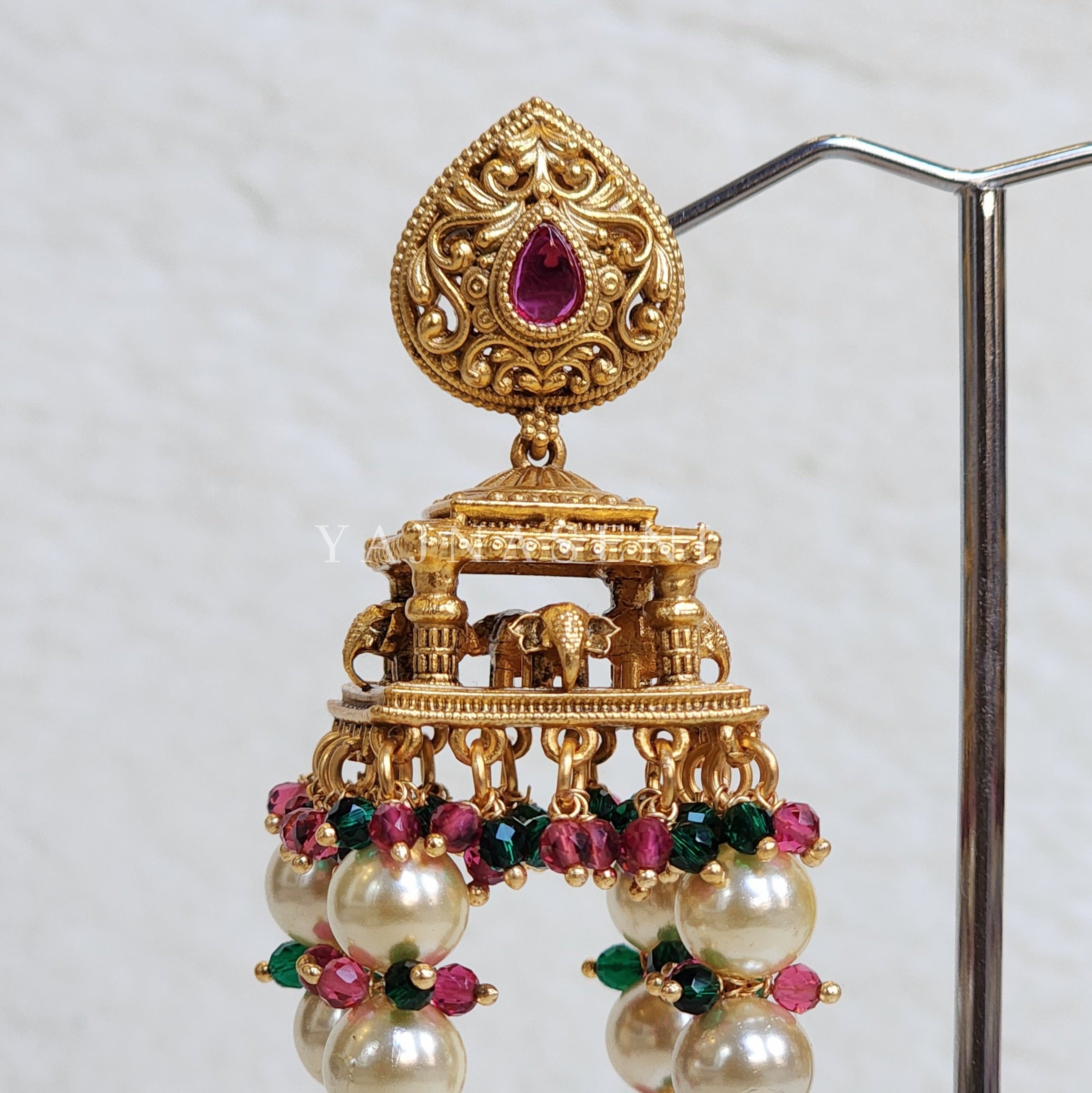 JIYANA earrings (Rani x Green)
