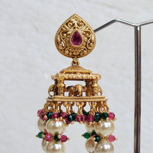 JIYANA earrings (Rani x Green)