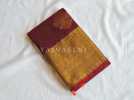 Load image into Gallery viewer, Royal Edit x Semi Soft Silk Gold Zari Saree - Maroon

