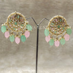 Load image into Gallery viewer, MADONNA studs (mint x pink)
