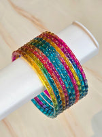 Load image into Gallery viewer, Handmade Raindrop Glass Bangles - Multicolour

