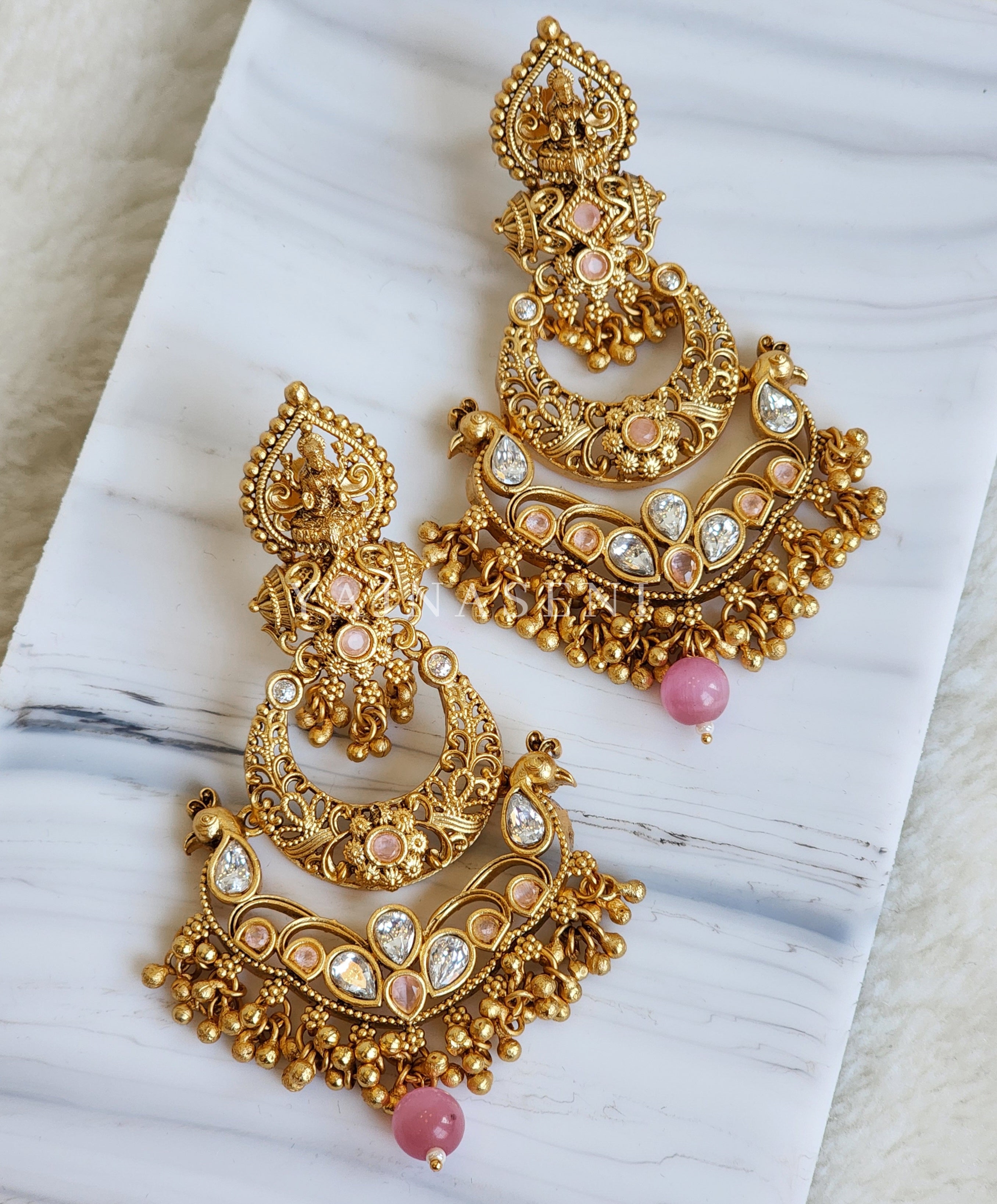 DIVYASRI earrings (Pink)