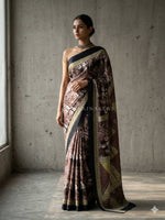 Load image into Gallery viewer, Printed Satin Saree - ABSTRACT RHYTHM
