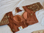 Load image into Gallery viewer, Burnt Sienna : Readymade blouse [DIVANITA]

