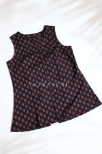 Load image into Gallery viewer, AAMIYA [3XL/46] - Short Kurti Top (Black)
