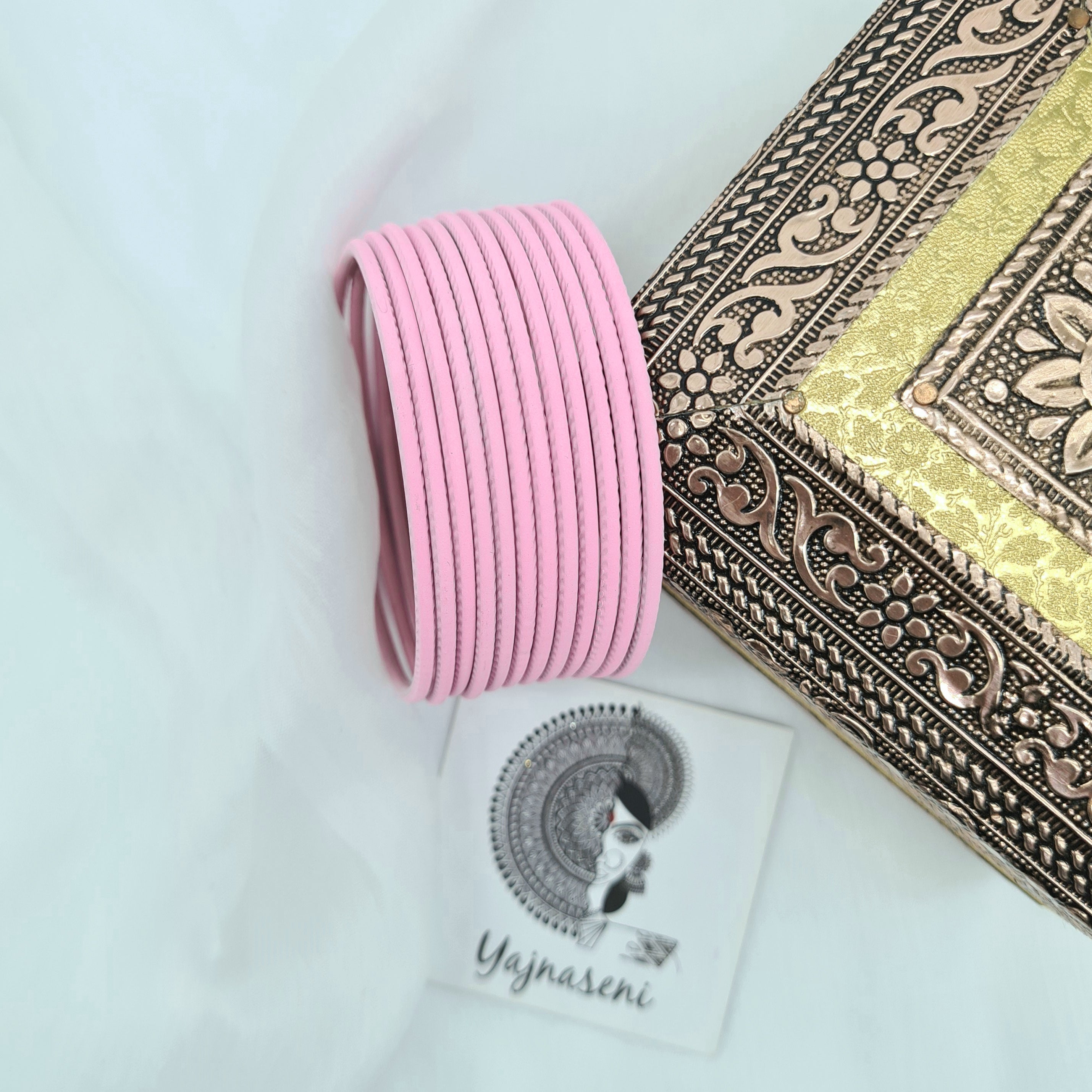 Matte Bangles - Baby Pink