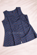Load image into Gallery viewer, AAMIYA [3XL/46] - Short Kurti Top (Blue)
