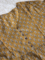 Load image into Gallery viewer, KESHAVI [3XL/46] - Kurti Short Top (Dark Mustard)
