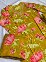 Load image into Gallery viewer, HANIYA [L/40] - Straight Cut Kurti Set
