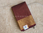 Load image into Gallery viewer, Vaira oosi x Checkered Saree - Wine
