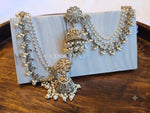 Load image into Gallery viewer, MIHIRA Jhumkas w Maatal set
