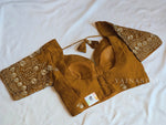 Load image into Gallery viewer, Dark Mustard : Readymade blouse [DIVANITA]
