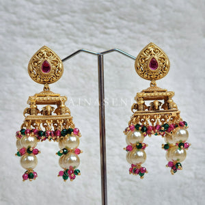 JIYANA earrings (Rani x Green)
