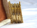 Load image into Gallery viewer, TRISHNA - set of bangles (Bronzegold)
