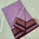 Load image into Gallery viewer, Kanchi Cotton Saree : Wisteria x Berry
