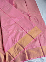 Load image into Gallery viewer, Vaira oosi x Checkered Saree - Light Pink
