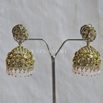 Load image into Gallery viewer, DAVINA Jhumka (Rose Quartz)
