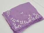 Load image into Gallery viewer, Textured Chiffon Saree | The Pastel Edit : Lavender
