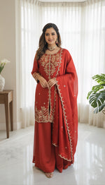 Load image into Gallery viewer, TARA [L/40] - Straight Cut Short Kurti Set
