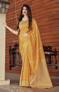 Soft Semi Silk Saree - Sandalwood