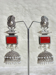 RAYNA earrings (Red)