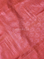 Load image into Gallery viewer, Kubera Pattu x Rosegold Zari Saree - Brink Pink
