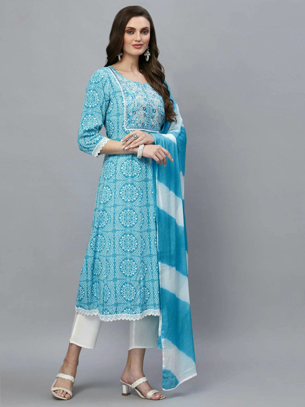 KEYURI [2XL/44] - Anarkali Kurti Set