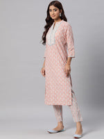 Load image into Gallery viewer, MIRZA [L/40] - Straight Cut Kurti Set
